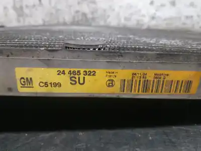 Peça sobressalente para automóvel em segunda mão CONDENSADOR / RADIADOR DE AR CONDICIONADO por OPEL ZAFIRA A  Referências OEM IAM 24465322  