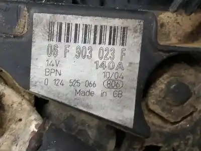 Автозапчастина б/у генератор для audi a3 (8p) 2.0 tdi посилання на oem iam 06f903023f  