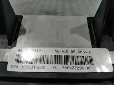 Second-hand car spare part FRONT RIGHT AIR BAG for CITROEN C3  OEM IAM references 9801846680  