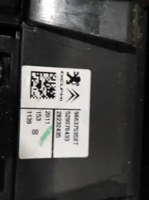 Peça sobressalente para automóvel em segunda mão BOTÃO / INTERRUPTOR ELEVADOR VIDRO TRASEIRO ESQUERDO por CITROEN C3  Referências OEM IAM 96637535XT  