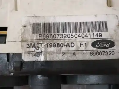 Peça sobressalente para automóvel em segunda mão COMANDO DE SOFAGEM (CHAUFFAGE / AR CONDICIONADO)  por FORD FOCUS BERLINA (CAP)  Referências OEM IAM 3M5T19980AD  