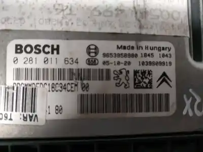 Pezzo di ricambio per auto di seconda mano centralina motore per peugeot 307 break/sw (s2) 1.6 hdi 109 cv / 80 kw riferimenti oem iam 9653958980  