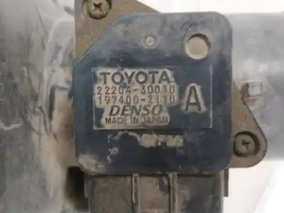 Автозапчастина б/у витратомір повітря для toyota yaris (ncp1/nlp1/scp1) 1.4 d-4d linea luna посилання на oem iam 2220430010  