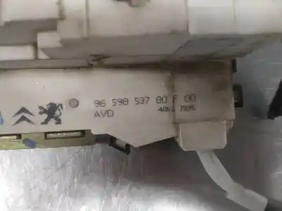 Peça sobressalente para automóvel em segunda mão fechadura da porta dianteira direita por peugeot 407 st sport referências oem iam 9659853780f