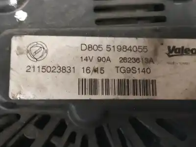 Gebrauchtes Autoersatzteil lichtmaschine zum fiat punto (199) easy oem-iam-referenzen d80551984055
