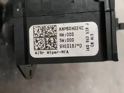 Peça sobressalente para automóvel em segunda mão comutador de limpa vidros por seat leon (1p1) 1.6 referências oem iam 1k0953519j  