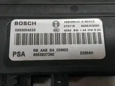 Автозапчастина б/у електронний модуль для citroen c4 picasso sx посилання на oem iam 9663937380  