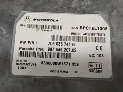 Second-hand car spare part electronic module for porsche cayenne (typ 9pa) básico oem iam references 7l5035741g  