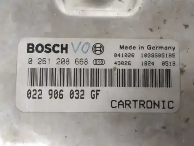 Second-hand car spare part ecu engine control for porsche cayenne (typ 9pa) básico oem iam references 022906032gf  
