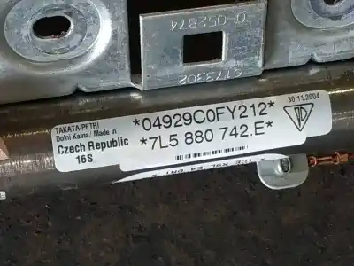Автозапчастина б/у передня права подушка безпеки для porsche cayenne (typ 9pa) básico посилання на oem iam 7l5880742e  