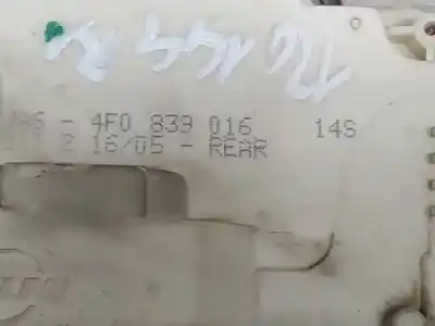 Peça sobressalente para automóvel em segunda mão fechadura da porta traseira direita por audi a6 berlina (4f2) 3.0 tdi quattro (165kw) referências oem iam 4f0839016  