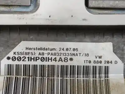 Автозапчасти б/у подушка безопасности передняя правая за volkswagen caddy ka/kb (2k) furg. 75 cv / 55 kw ссылки oem iam 1t0880204d  