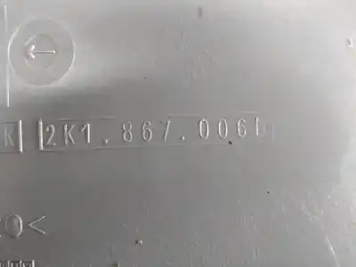 Автозапчасти б/у обивка передней правой двери за volkswagen caddy ka/kb (2k) furg. 75 cv / 55 kw ссылки oem iam 2k1867006d  