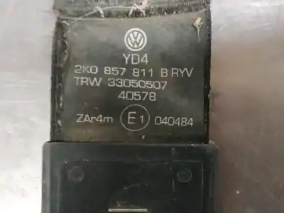 Автозапчасти б/у задний левый ремень безопасности за volkswagen caddy ka/kb (2k) furg. 75 cv / 55 kw ссылки oem iam 2k0857811b  
