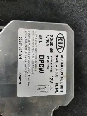 Gebrauchtes Autoersatzteil steuergerät airbag zum kia sorento (bl) (2002->) 2.5 crdi oem-iam-referenzen 959103e060