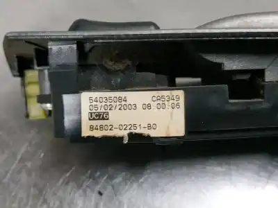 Second-hand car spare part left front power window switch for toyota corolla (e12) 2.0 turbodiesel cat oem iam references 54035084  