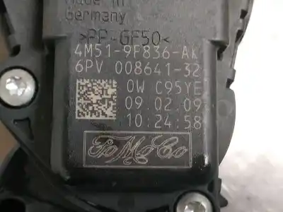 Автозапчастина б/у пotенціометр для ford focus lim. (cb4) titanium посилання на oem iam 4m519f836ak  