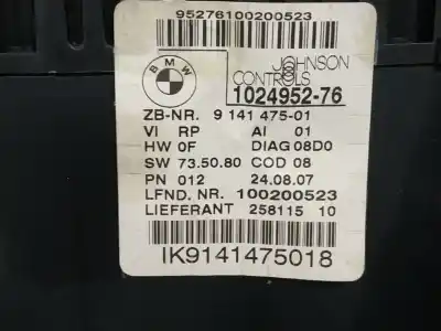 Peça sobressalente para automóvel em segunda mão quadrante por bmw serie 1 berlina (e81/e87) 118d referências oem iam 914147501  
