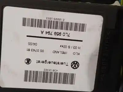 Tweedehands auto-onderdeel regelaar rechts achterruit: voor volkswagen touareg (7la) 4.2 v8 40v cat (axq) oem iam-referenties 7l6839730b