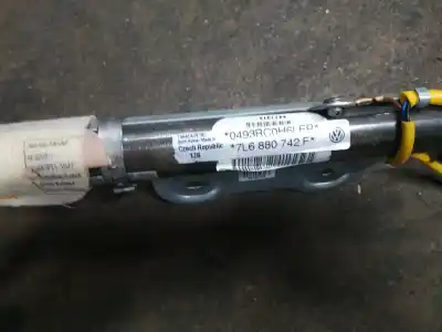 Tweedehands auto-onderdeel gordijn airbag voor rechts voor volkswagen touareg (7la) 4.2 v8 40v cat (axq) oem iam-referenties 7l6880742f