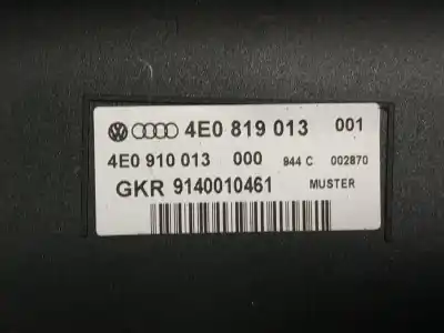 Second-hand car spare part electronic module for audi a8 (4e2) 3.7 quattro oem iam references 4e0819013  