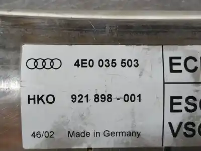 Second-hand car spare part electronic module for audi a8 (4e2) 3.7 quattro oem iam references 4e0035503  
