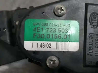 Second-hand car spare part accelerator pedal for audi a8 (4e2) 3.7 quattro oem iam references 4e1723503  