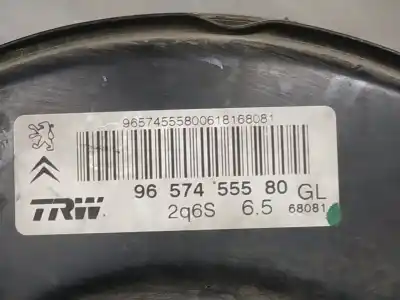 Peça sobressalente para automóvel em segunda mão SERVO FREIO por PEUGEOT 207  Referências OEM IAM 9657455580  