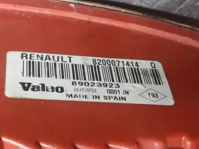 Автозапчасти б/у правый задний фонарь за renault clio ii fase ii (b/cb0) authentique 58 cv / 43 kw ссылки oem iam 8200071414  