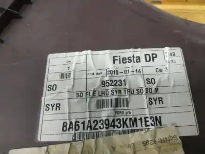 Peça sobressalente para automóvel em segunda mão forra / revestimento da porta dianteira esquerda por ford fiesta (cb1) ghia referências oem iam   