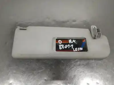 Peça sobressalente para automóvel em segunda mão para-sol direito por seat leon (1p1) reference referências oem iam   