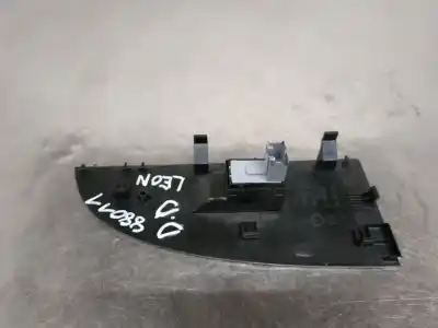 Peça sobressalente para automóvel em segunda mão botão / interruptor elevador vidro dianteiro direito por seat leon (1p1) reference referências oem iam 1p1867172  