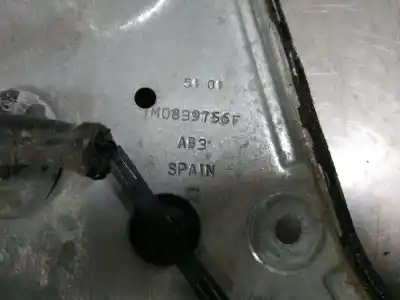 Second-hand car spare part rear right window regulator for seat leon (1m1) sport oem iam references 1m0839756f  
