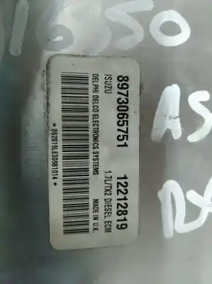 Gebrauchtes Autoersatzteil ecu-motorsteuergerät uce motorsteuergerät zum opel astra g berlina elegance oem-iam-referenzen 8973065751  