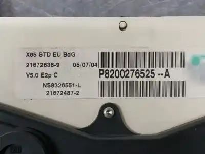 Автозапчастина б/у панель інструментів для renault clio ii fase ii (b/cb0) authentique посилання на oem iam 8200276525a  