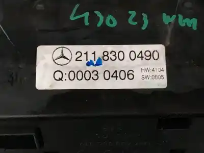 Tweedehands auto-onderdeel klimaatcontrole voor mercedes clase e (w211) berlina e 320 cdi (211.022) 224 cv / 165 kw oem iam-referenties 2118300490  