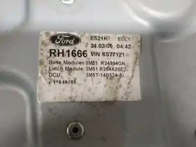 Автозапчастина б/у регулятор скла заднього правого для ford focus c-max (cap) connection посилання на oem iam a11849865  