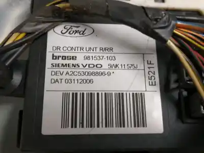 Автозапчастина б/у регулятор скла заднього правого для ford focus c-max (cap) connection посилання на oem iam a11849865  