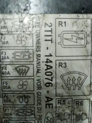Peça sobressalente para automóvel em segunda mão caixa de fusíveis e relés por ford transit connect (tc7) furgón (2006->) referências oem iam 2t1t14a067ad  