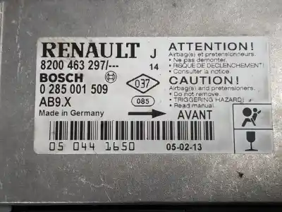 Pezzo di ricambio per auto di seconda mano Centralina Airbag per RENAULT MODUS Confort Dynamique 98 CV / 72 KW Riferimenti OEM IAM 8200463297  