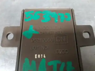 Peça sobressalente para automóvel em segunda mão módulo eletrônico por daewoo matiz cd referências oem iam 96219056  