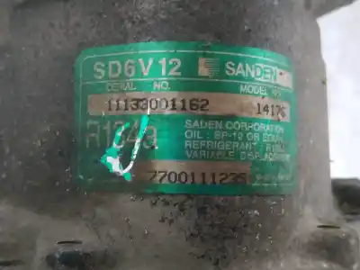 Pezzo di ricambio per auto di seconda mano compressore aria condizionata per renault clio ii fase i (b/cbo) 1.9 d alize riferimenti oem iam 7700111235  