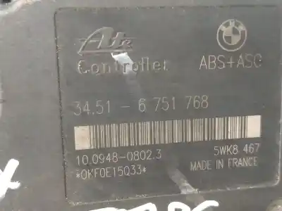 Peça sobressalente para automóvel em segunda mão abs por bmw serie 3 berlina (e46) 320d referências oem iam 34516751768  