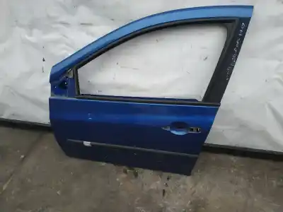 Peça sobressalente para automóvel em segunda mão porta da frente esquerda por renault clio iii pack authentique referências oem iam   