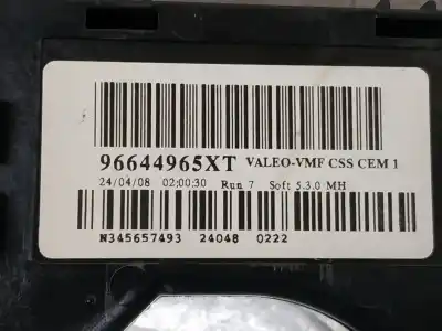 Peça sobressalente para automóvel em segunda mão comandos de alavanca por citroen c4 picasso sx referências oem iam 96644965xt   Peça sobressalente para automóvel em segunda mão comandos de alavanca por citroen c4 picasso sx referências oem iam 96644965xt