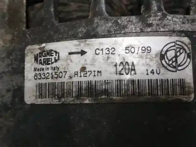 Pezzo di ricambio per auto di seconda mano alternatore per fiat stilo (192) 192 a1.000 riferimenti oem iam 63321507  