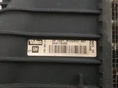 Second-hand car spare part INTERCOOLER for OPEL VECTRA C BERLINA  OEM IAM references 244118366  