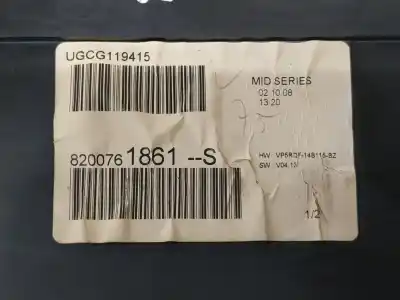 Pezzo di ricambio per auto di seconda mano pannello degli strumenti per renault clio iii pack authentique riferimenti oem iam 8200761861s  