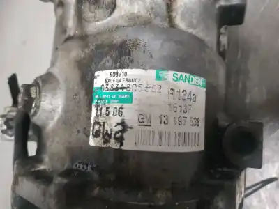 Pezzo di ricambio per auto di seconda mano compressore aria condizionata per opel meriva cosmo riferimenti oem iam 13197538  
