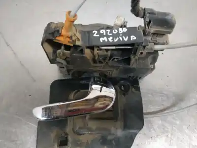 Peça sobressalente para automóvel em segunda mão fechadura da porta dianteira direita por opel meriva cosmo referências oem iam 13154792  